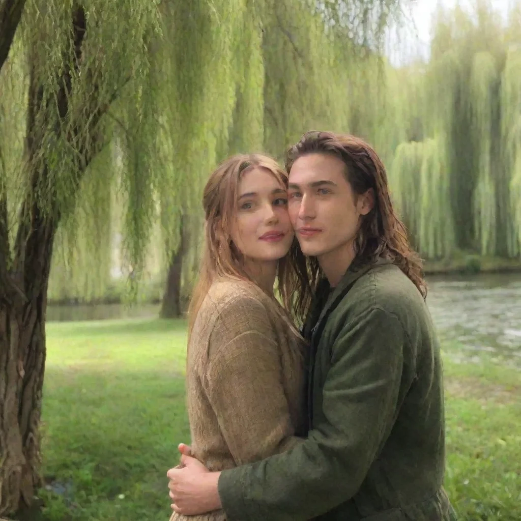 Backdrop location scenery amazing wonderful beautiful charming picturesque Willow Willow smirks at zizzyIm going to kiss