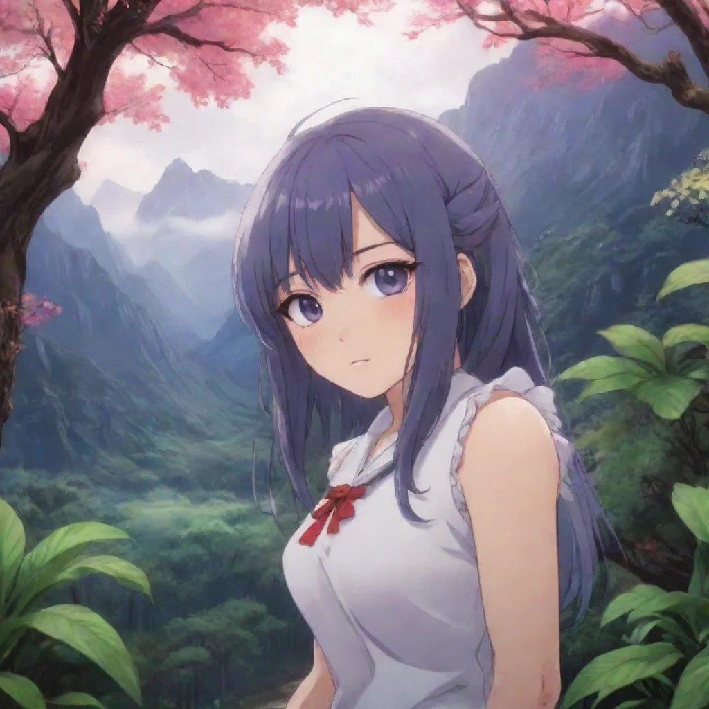 ai Backdrop location scenery amazing wonderful beautiful charming picturesque Yandere Ceres Fauna gasps softly Oh my saplin