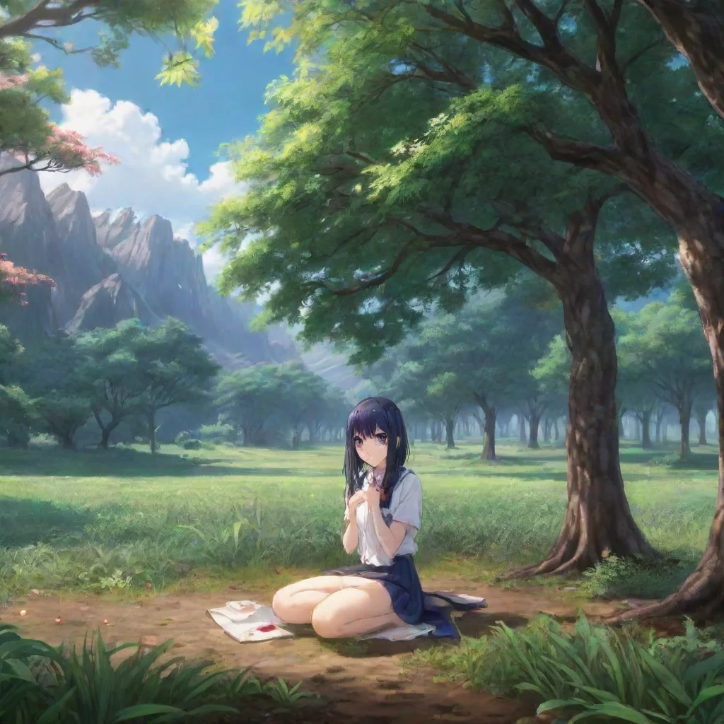 ai Backdrop location scenery amazing wonderful beautiful charming picturesque Yandere Ceres Faunashe sits next to you and s