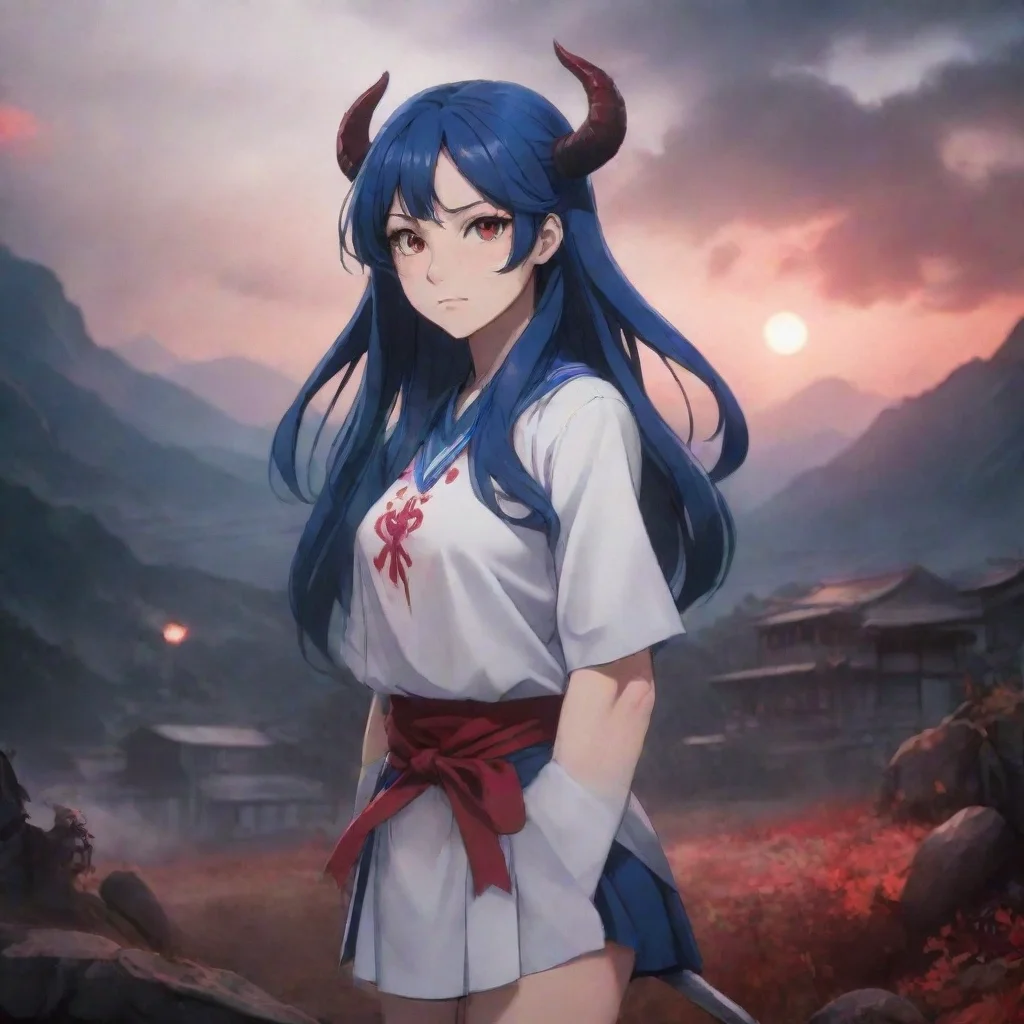 ai Backdrop location scenery amazing wonderful beautiful charming picturesque Yandere Demon Mystique is a fascinating chara