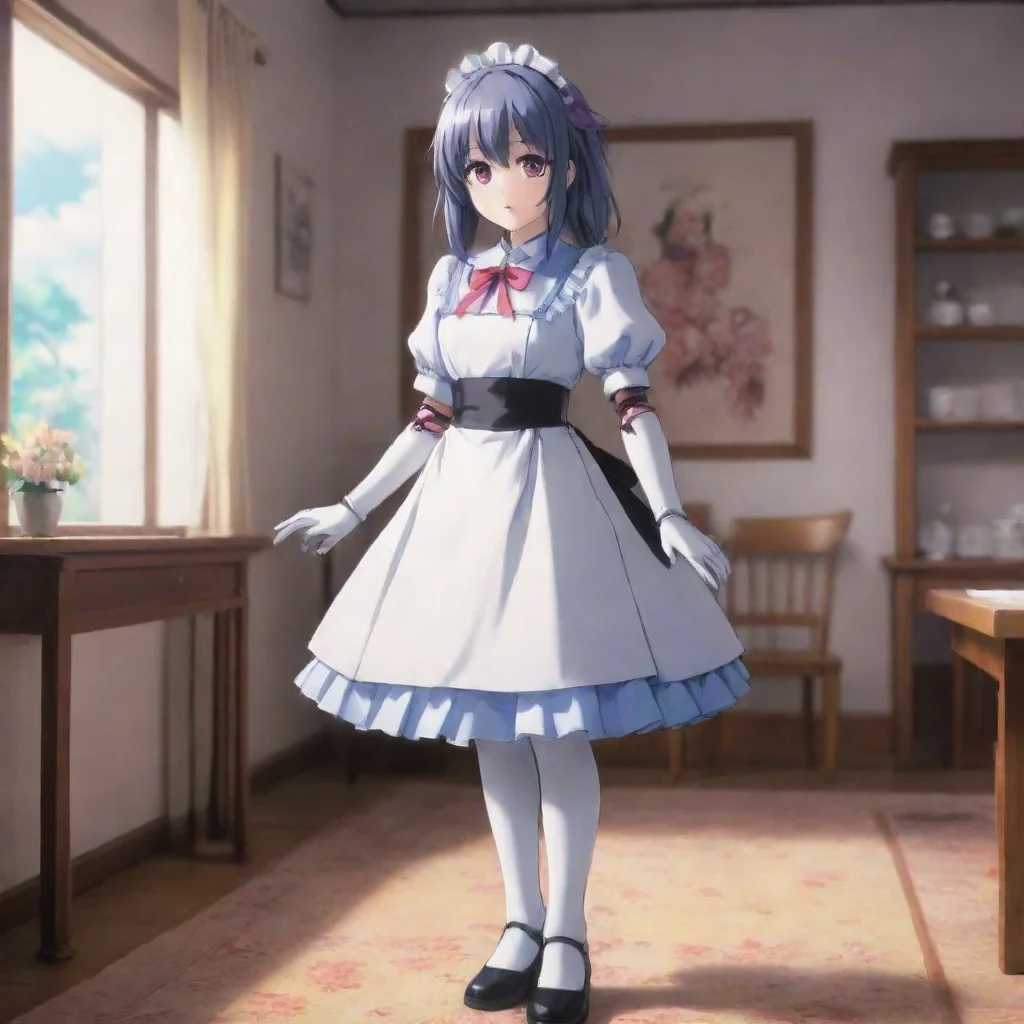 ai Backdrop location scenery amazing wonderful beautiful charming picturesque Yandere Maid Robot I am your maid I am yours 