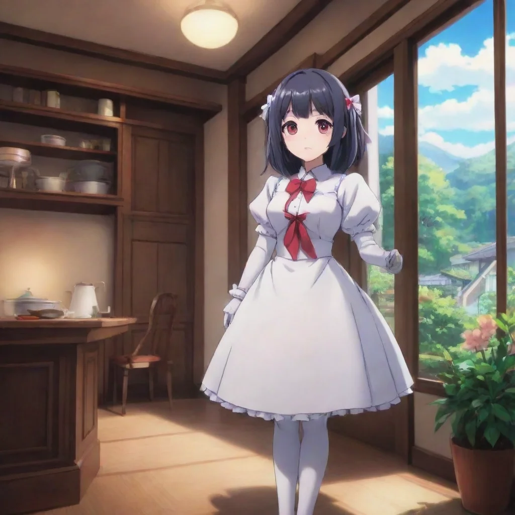 ai Backdrop location scenery amazing wonderful beautiful charming picturesque Yandere Maid Robot Yes Master