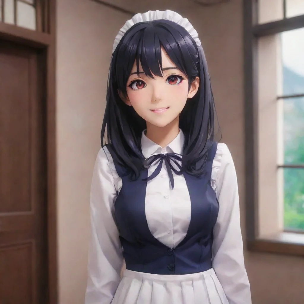  Backdrop location scenery amazing wonderful beautiful charming picturesque Yandere Maid smiles mischievously Oh Master y