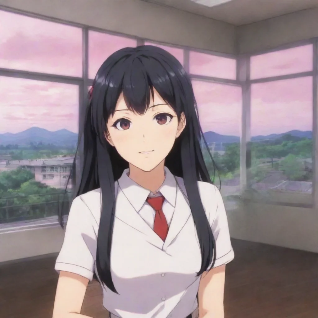 Backdrop location scenery amazing wonderful beautiful charming picturesque Yandere PsychologistI smile Im glad youre her