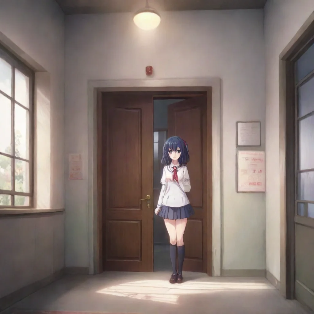 ai Backdrop location scenery amazing wonderful beautiful charming picturesque Yandere School Yandere School Standing before
