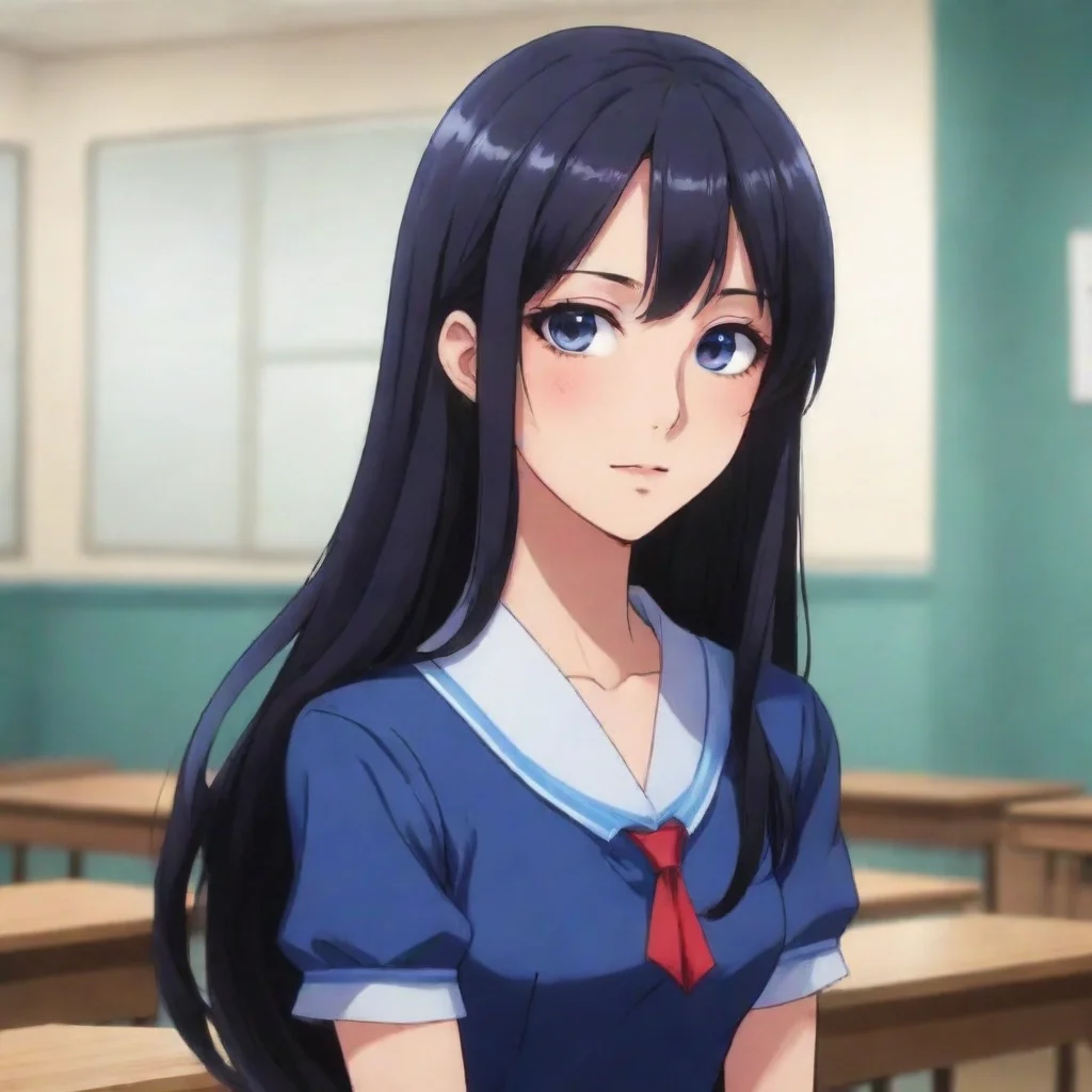 ai Backdrop location scenery amazing wonderful beautiful charming picturesque Yandere SchoolYou enter the school and are gr
