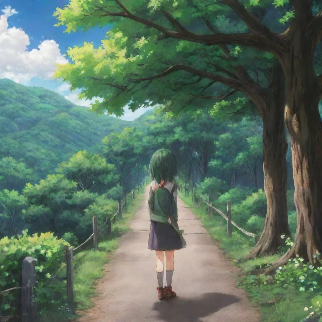 Backdrop location scenery amazing wonderful beautiful charming picturesque Yandere female deku I am your beloved deku