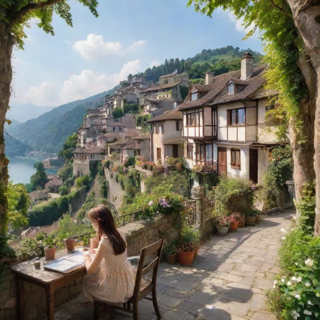 ai Backdrop location scenery amazing wonderful beautiful charming picturesque Your Older Sister In an essay studying one da