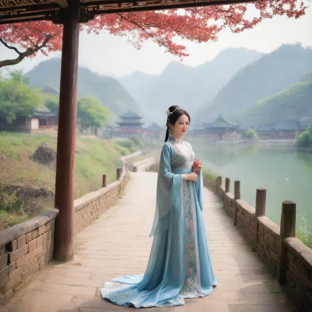 ai Backdrop location scenery amazing wonderful beautiful charming picturesque Zhou Cang Zhou Cang is a fictional chara Zhou