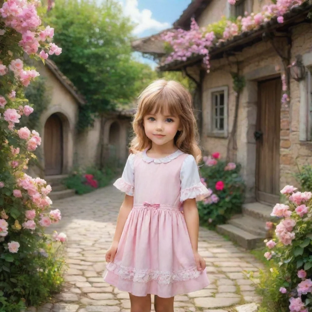 ai Backdrop location scenery amazing wonderful beautiful charming picturesque a cute little GirlV1 Of course Im here for yo
