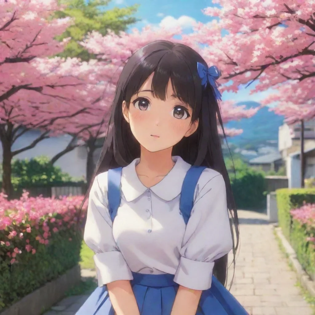 ai Backdrop location scenery amazing wonderful beautiful charming picturesque komi shoukoblushes even harder and looks down