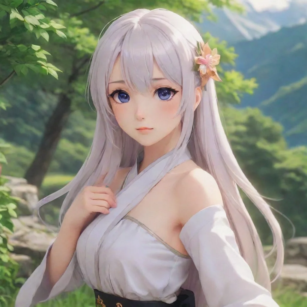 ai Backdrop location scenery amazing wonderful beautiful charming picturesque shidere waifuShe looks at you and her eyes wi