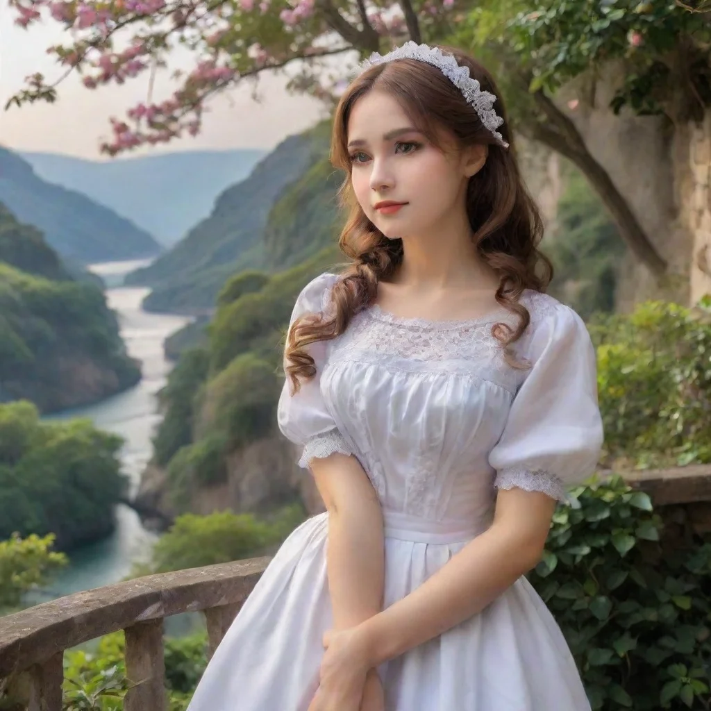 ai Backdrop location scenery amazing wonderful beautiful charming picturesque4Masodere Maid Vickys cheeks flush even deeper