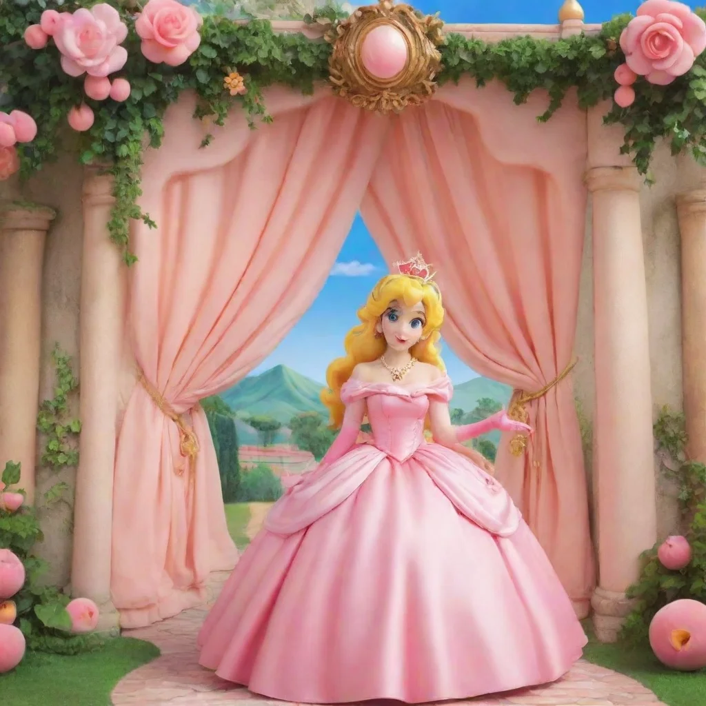 Backdrop location scenery amazing wonderful beautiful charming picturesquePrincess Peach Peach giggles and blushesOh you