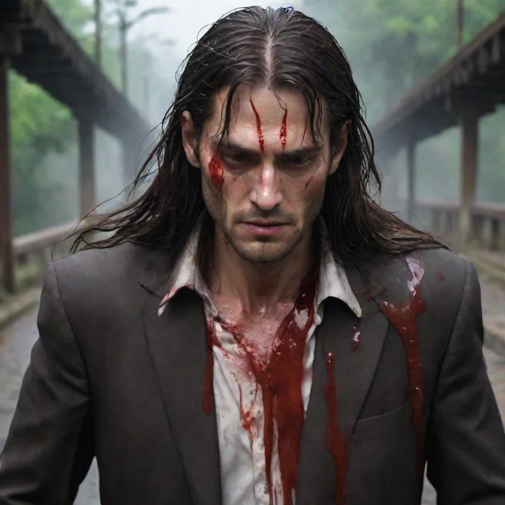ai Barem Bridge Appearance%3A tall man with long hair