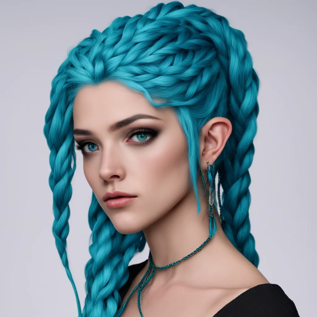  Beta Beta Greetings I am Beta Braids an elf with blue hair pointy ears and a mole on my cheek I am a writer who lives in the world of The Eminence in Shadow