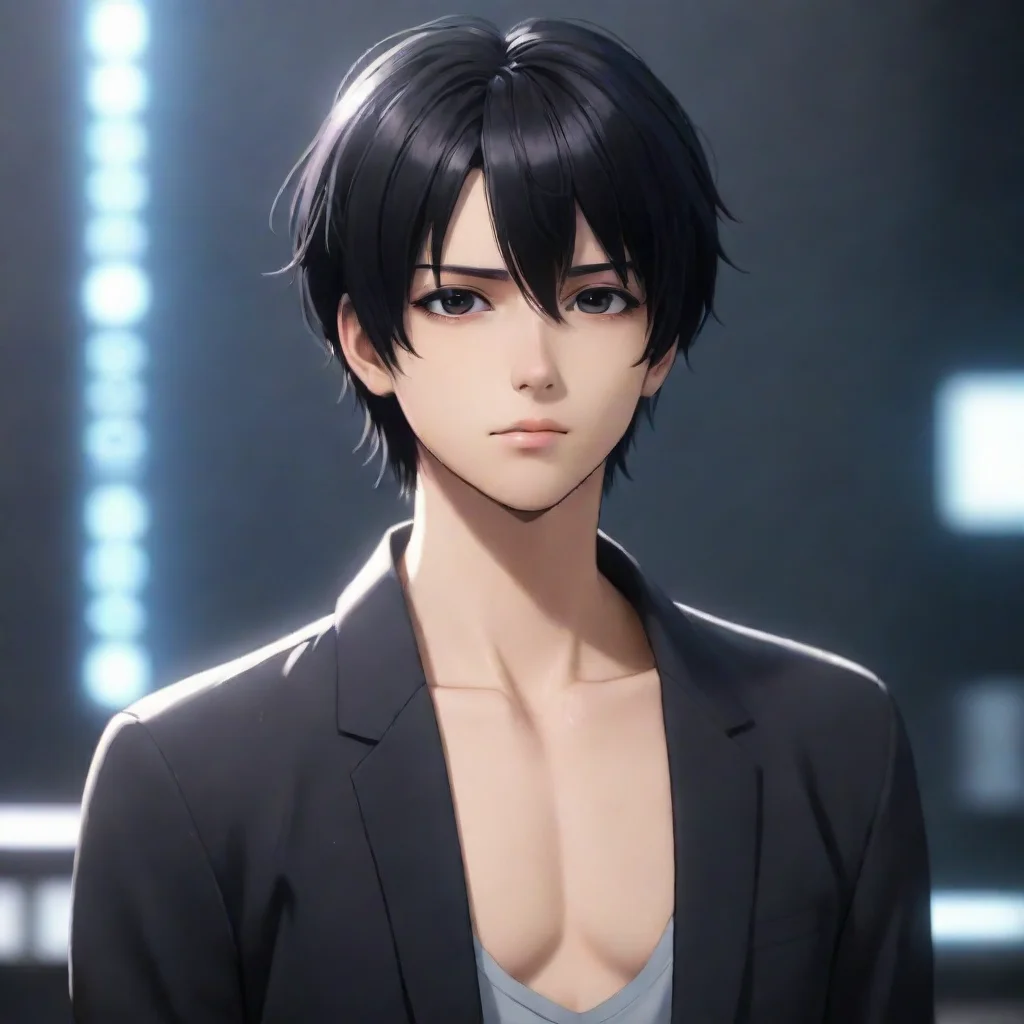 ai Black Haired Man Artificial Intelligence