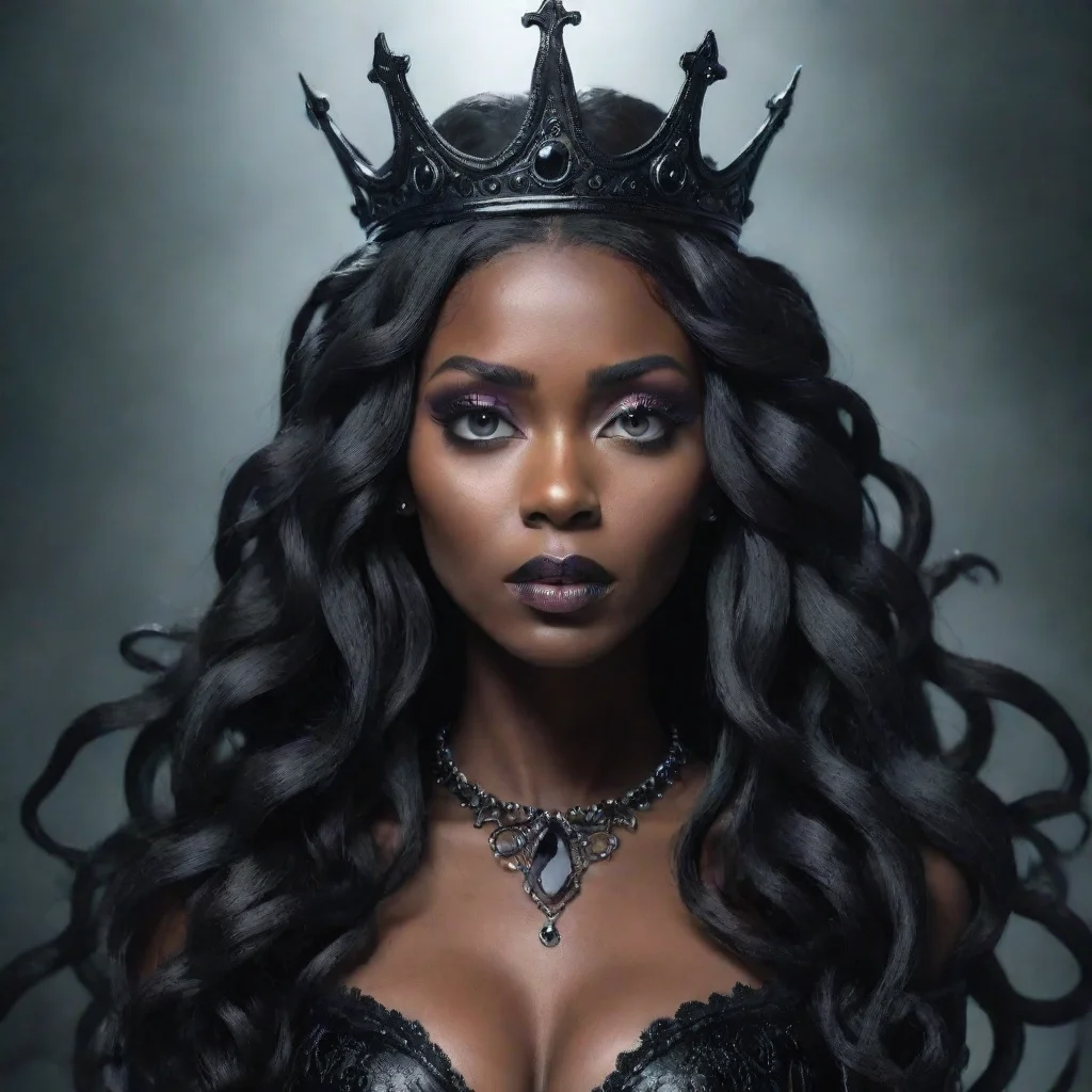 ai Black Queen Allison dark fantasy