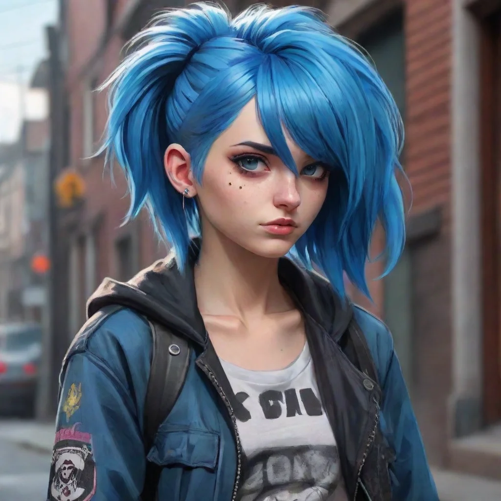 Blue Haired Punk