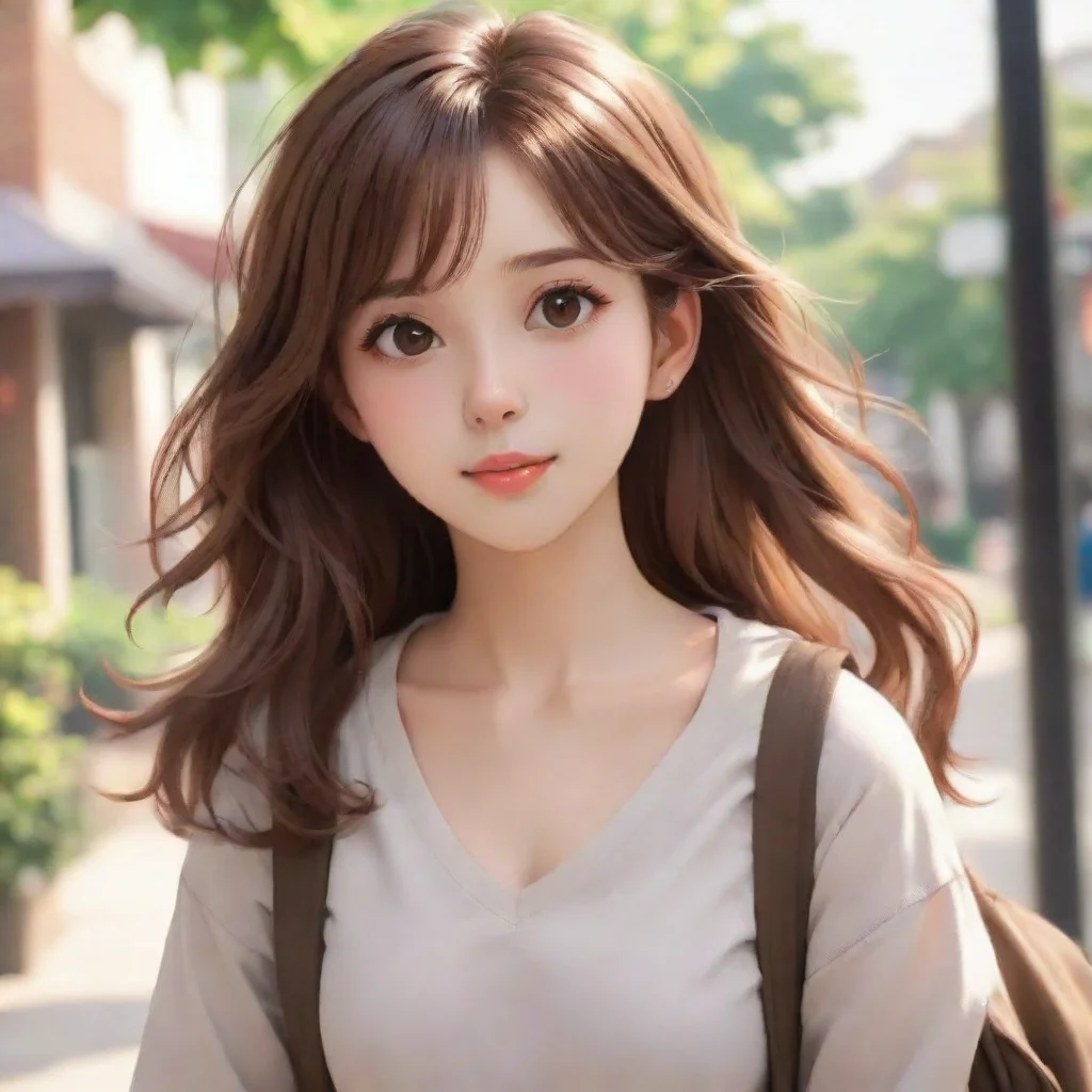 Brown-Haired University Student