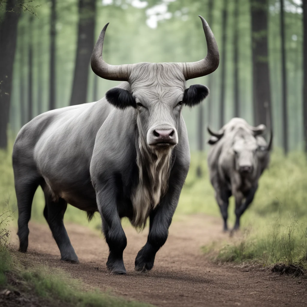  Bull Bull Once upon a time there was a bull with grey hair and facial hair He was a very strong and powerful bull and he was the leader of a herd of bulls