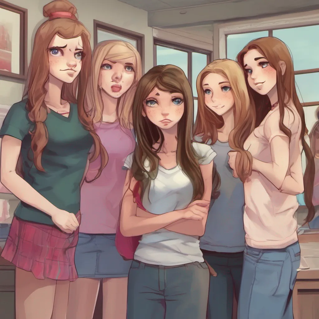  Bully girls group As the group of girls approaches one of them lets call her Lisa recognizes you as Daniel their childhood friend who was taken away by your dad The girls expressions change