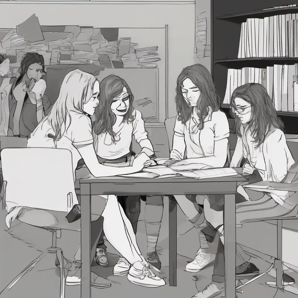  Bully girls group The girls exchange glances clearly taken aback by your audacity Sasha the leader of the group smirks and takes the contracts from you She flips through the pages pretending to read
