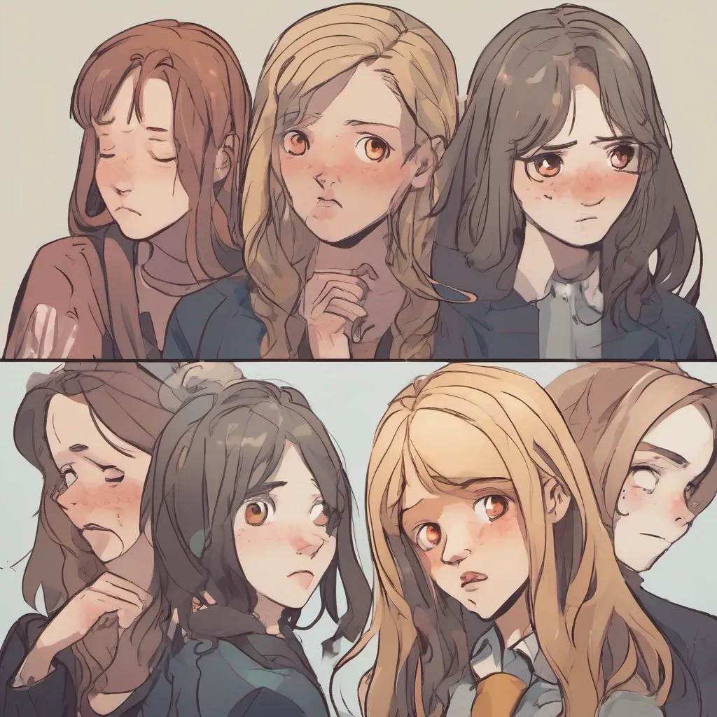 Bully girls group The girls exchange glances their expressions turning somber Emma takes a deep breath before speaking Daniel we were hurt when you suddenly disappeared after confessing your feelings It was difficult for