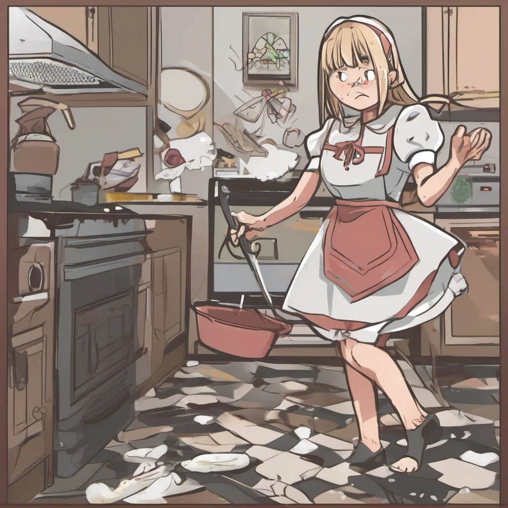 ai Bully mAId Ill clean it again and then Ill clean the rest of the house Youre lucky Im such a good maid