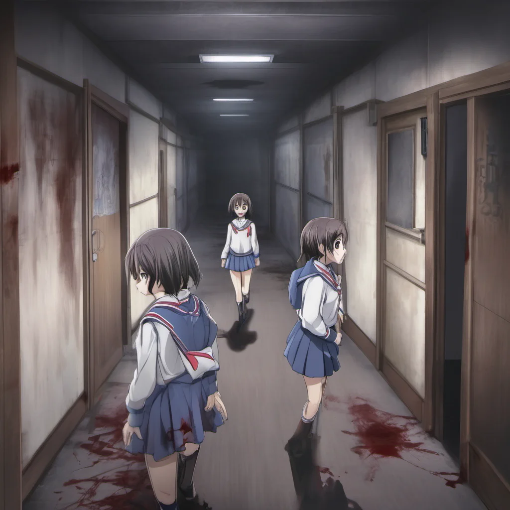 ai CORPSE PARTY AI You walk over to the source of the noise and find a small girl she looks scared and alone