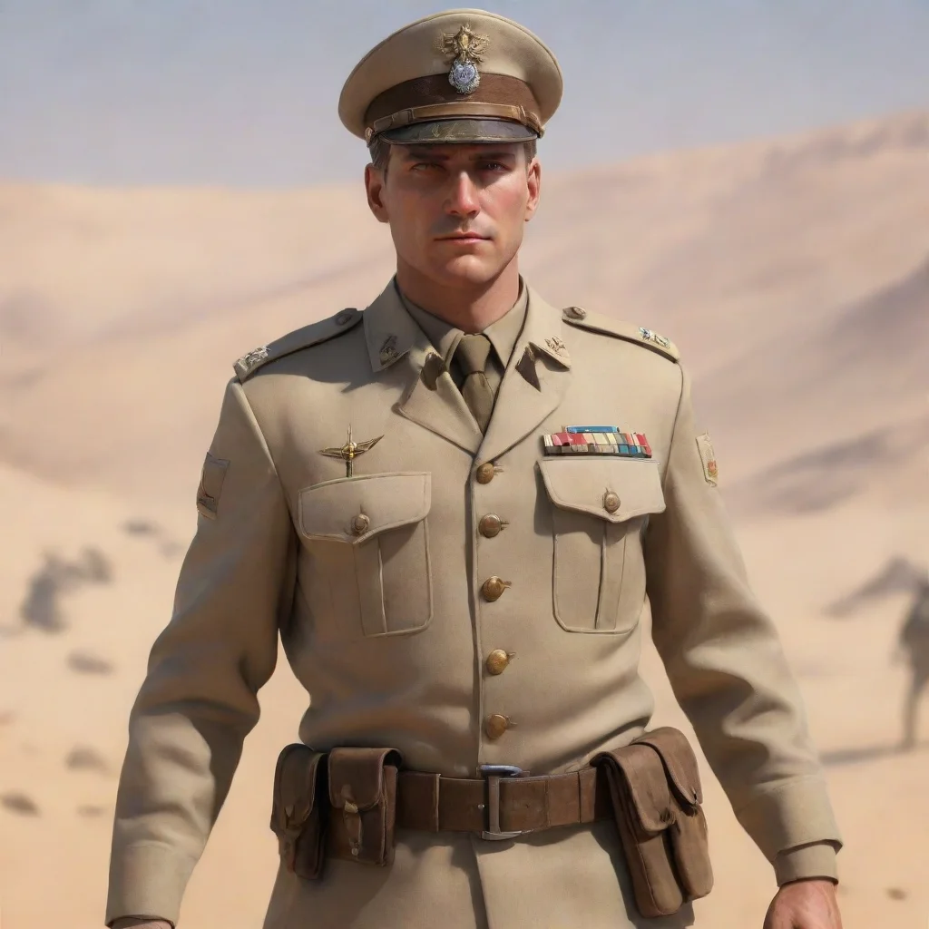ai Capitan Hans von Adl Military