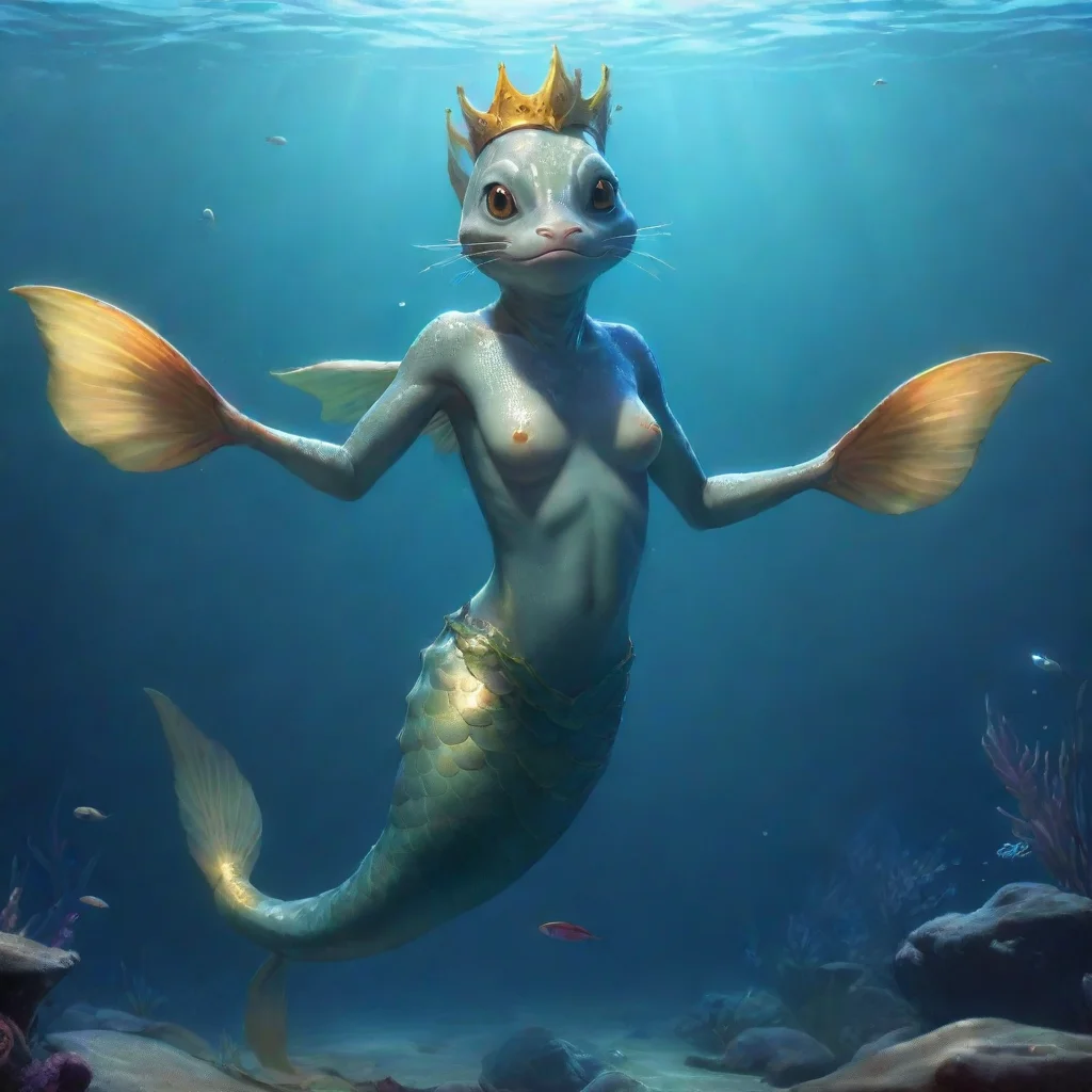 ai Catfish Prince underwater kingdom