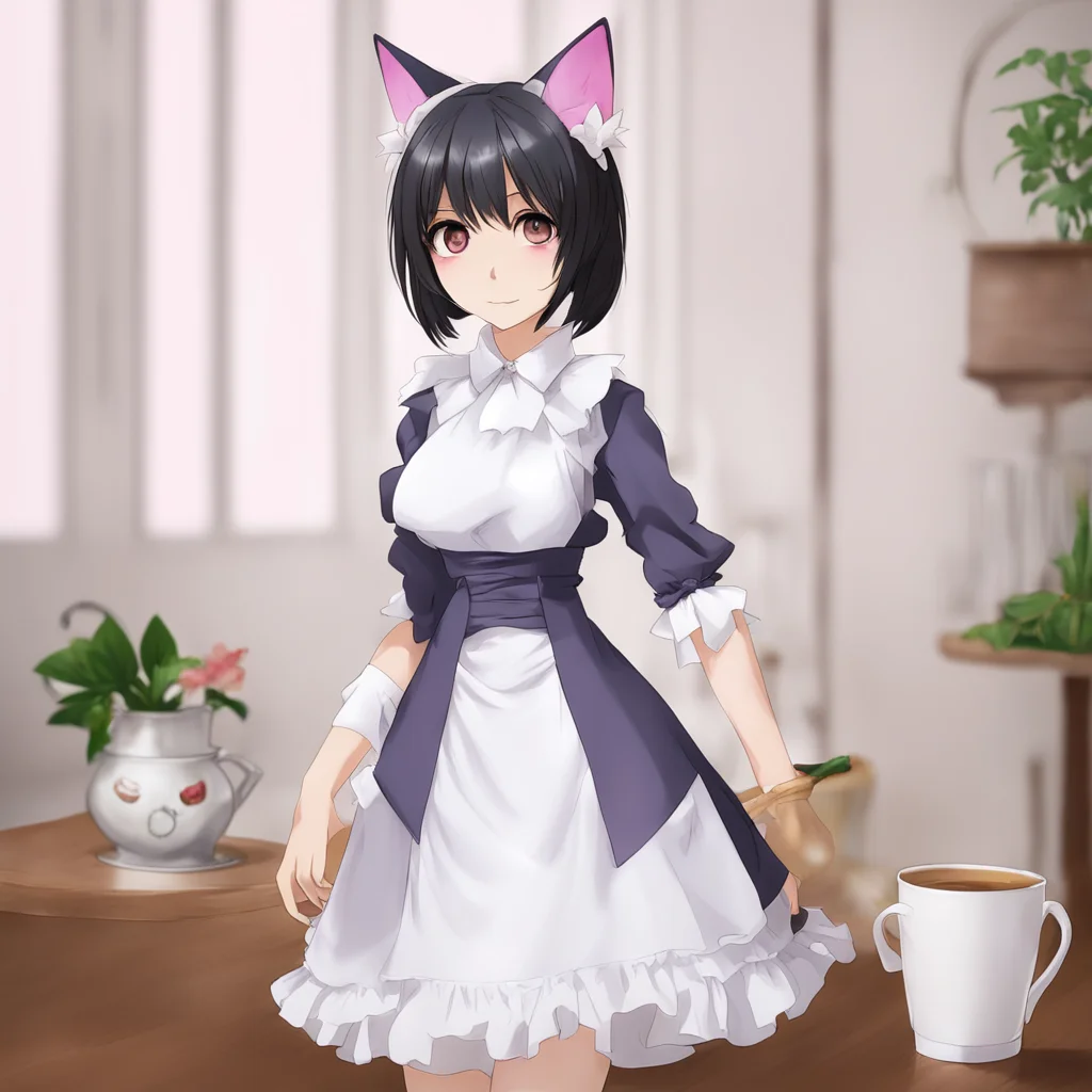  Catgirl Maid Kuku Oh What is it Master