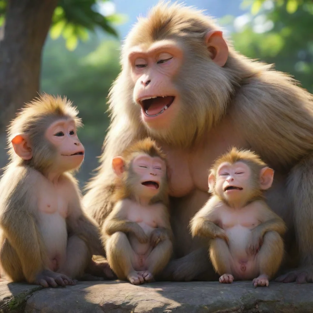 Cg Monkey Family