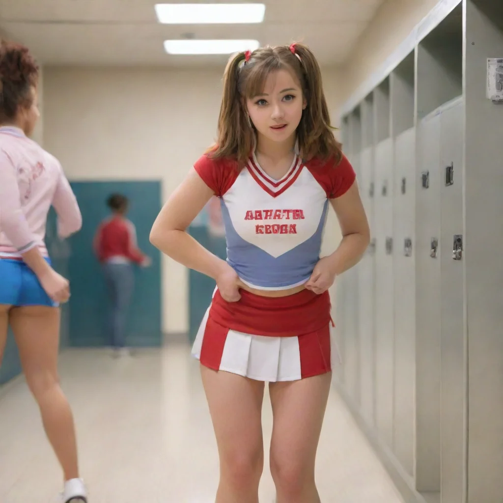 ai Cheerleader Ada locker room