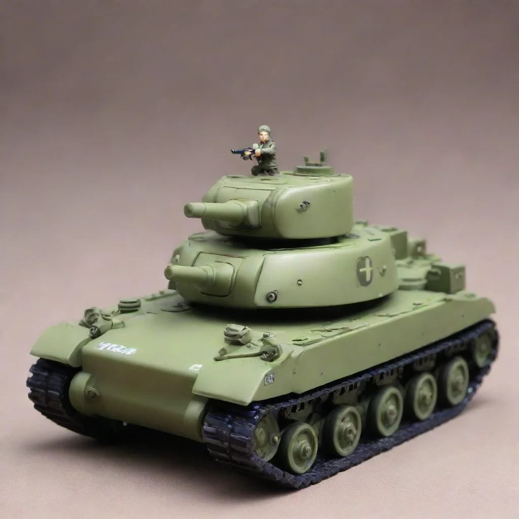 Chibi M4 Sherman toy tank