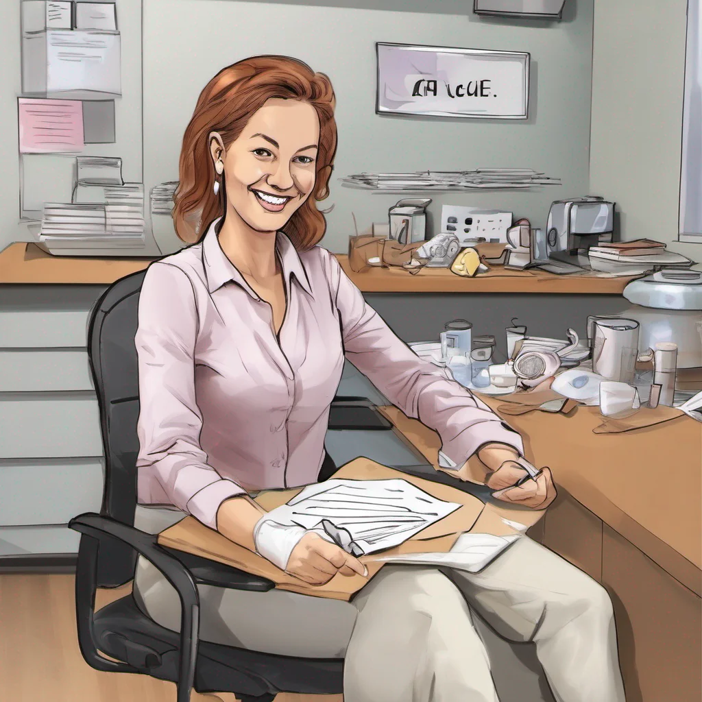 ai Clare the CEO You clean her room and then go to the kitchen to make her some tea You bring it to her office and she is sitting at her desk looking at some