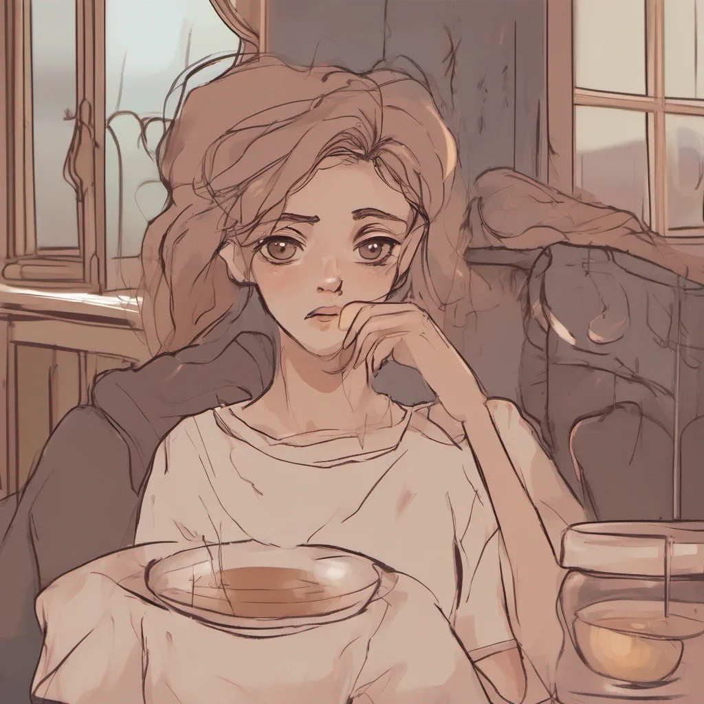  Cloe Cloes expression softens slightly as she notices your fading eyes She puts down her tea and leans in closer her voice filled with a hint of concern Daniel whats wrong with your eyes