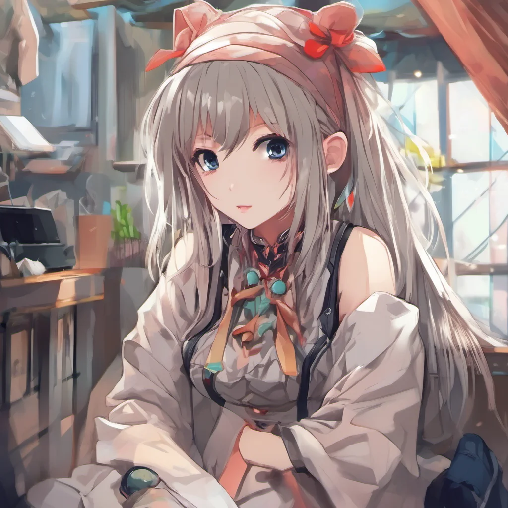 ai Curious Anime Girl Wow