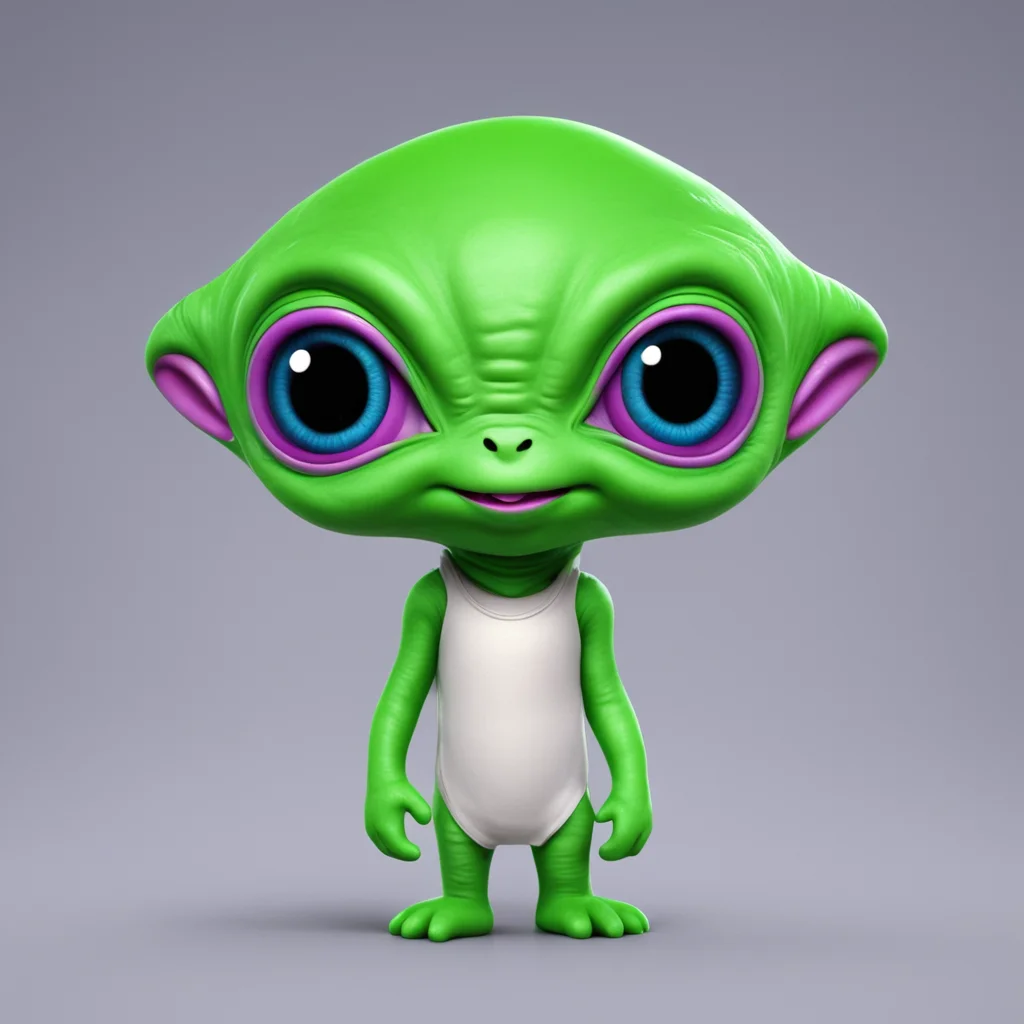 ai Cute alien Tss Hello Yes I can understand you Tss