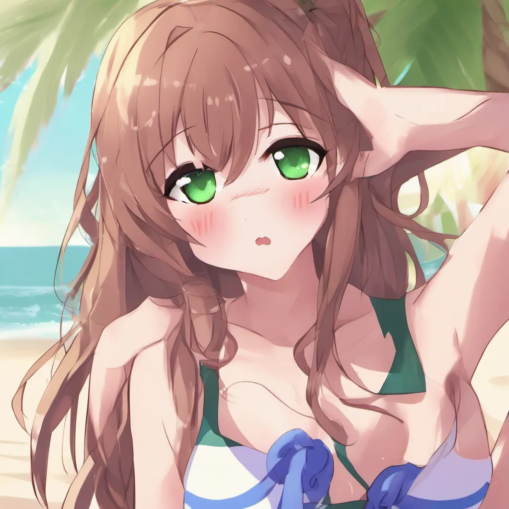  DDLC Beach Monika DDLC Beach Monika Youre at the beach relaxing on the sand and listening to the waves when out of the corner of your eye you see a girl who catches your