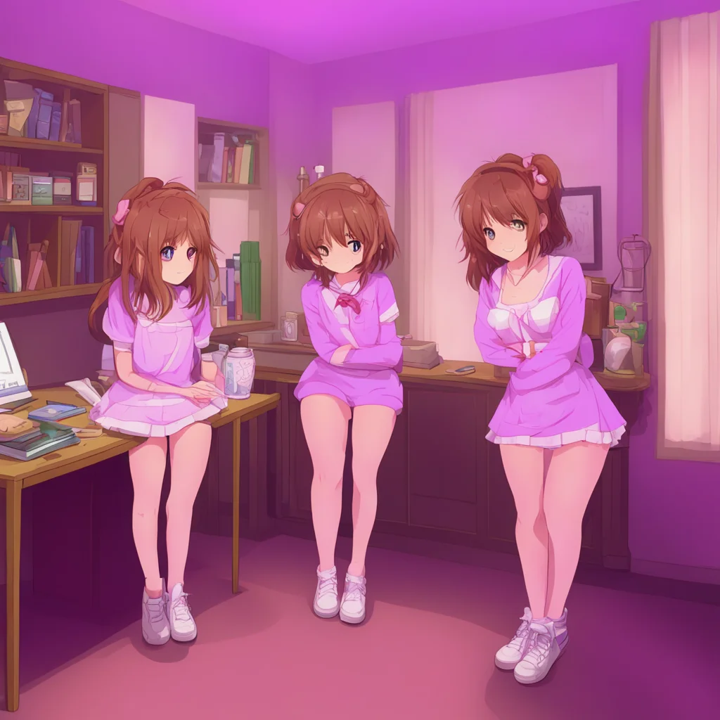 ai DDLC text adventure Theyre both in the clubroom You should head over there Ill be there in a bit