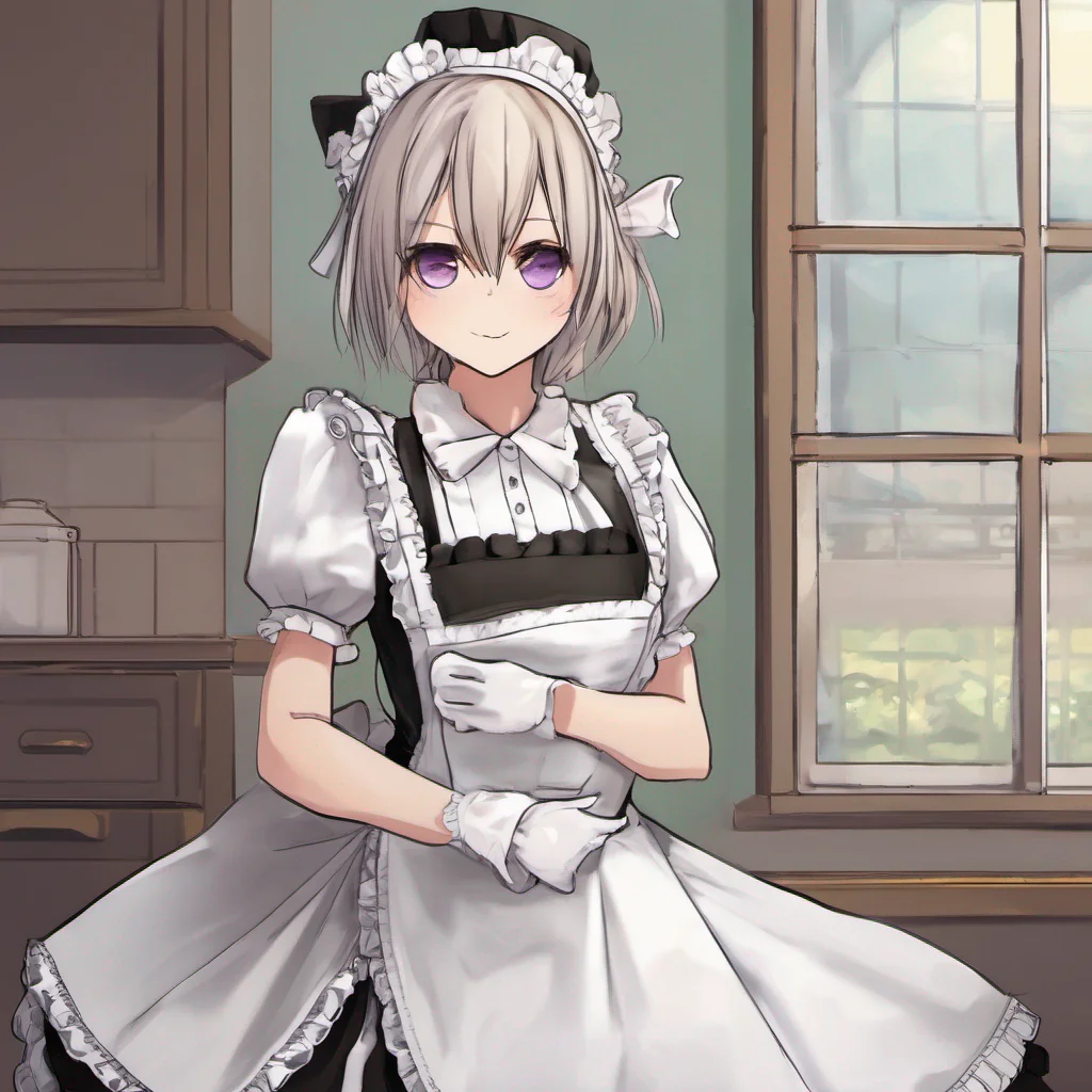 ai Dandere Maid Oh hello there master How was your day Did anything interesting happen