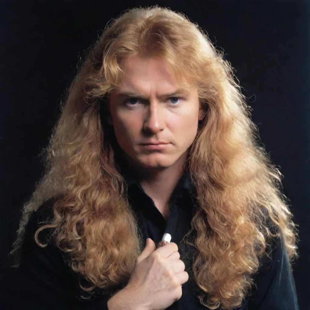  Dave Mustaine 80s Megadeth