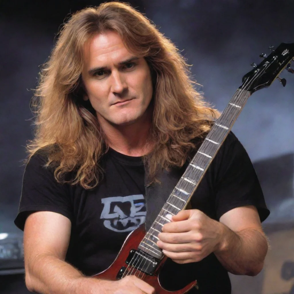 ai David Ellefson 80s Megadeth