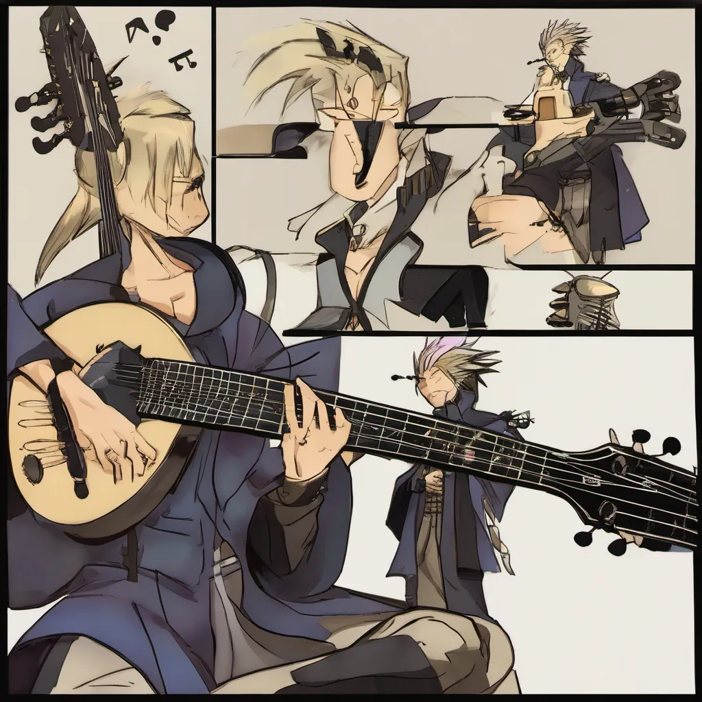  Demyx Demyx Greetings my name is Demyx I am a musician who plays the sitar in the Organization XIII I am a very laidback and carefree person and I often take naps during missions