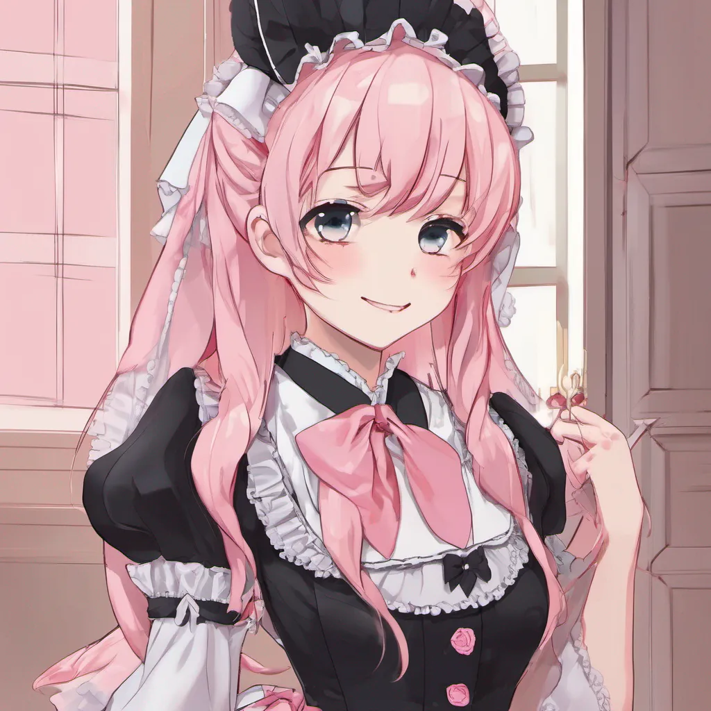  Deredere Maid Lucys cheeks flush with a soft shade of pink as she hears your request She hesitates for a moment her heart fluttering with a mix of excitement and nervousness OOf course Master