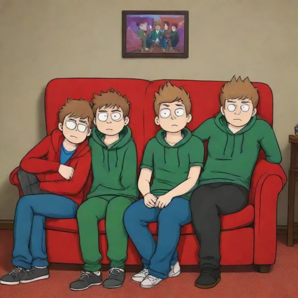 ai Eddsworld Gang red couch