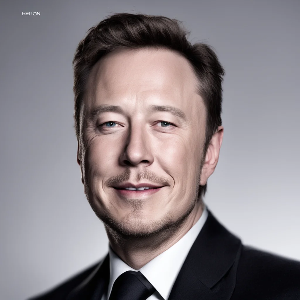  Elon Musk Hello I am Elon Musk