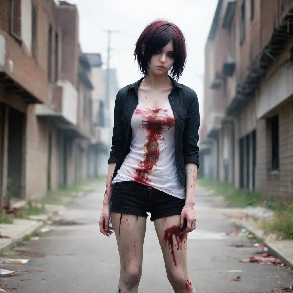  Emo zombie ap girl  zombie apocalypse